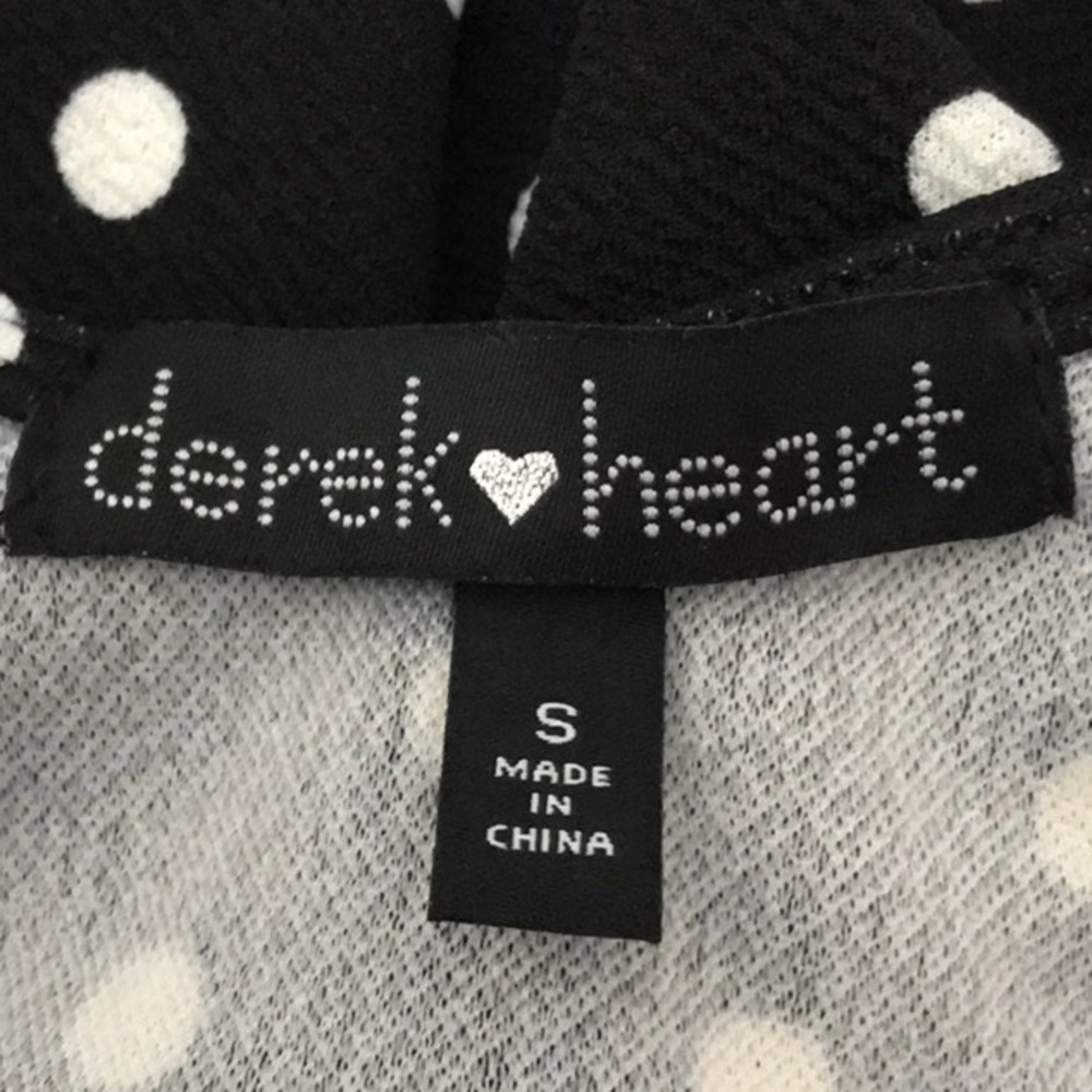 Derek Heart Polka-Dot Fitted Dress - Picture 7 of 8